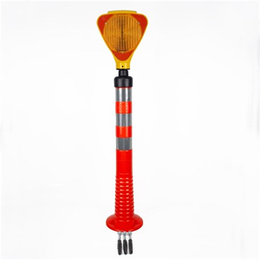 Solar Üçgen Flaşörlü Delinatör Seti (Sarı Flaşör)