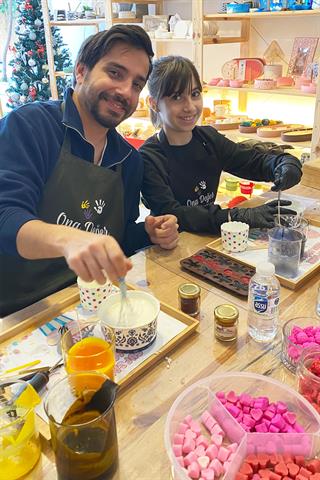 Ebeveyn Çocuk Mum Yapımı Atölyesi