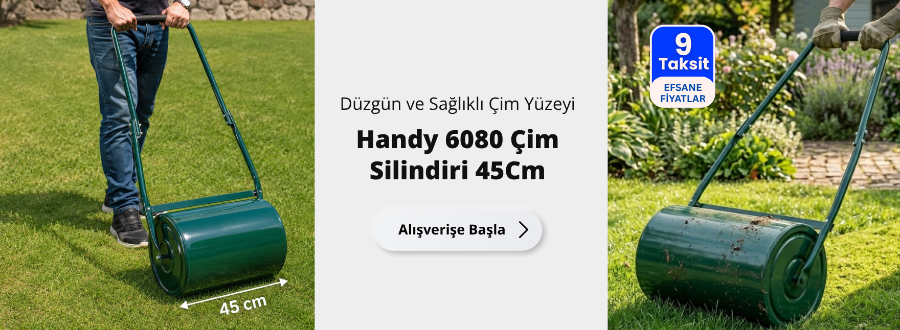 Handy 6080 Çim Silindiri 45Cm