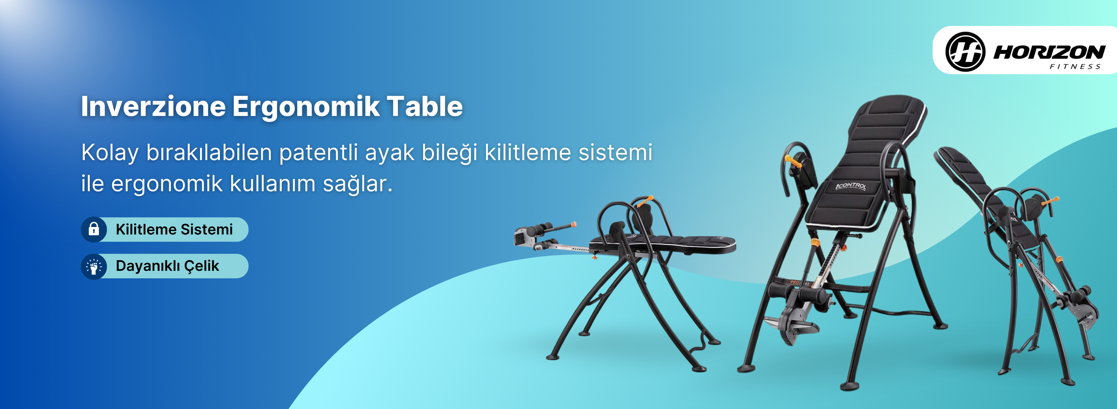 Horizon Fitness Inverzione Ergonomik Table