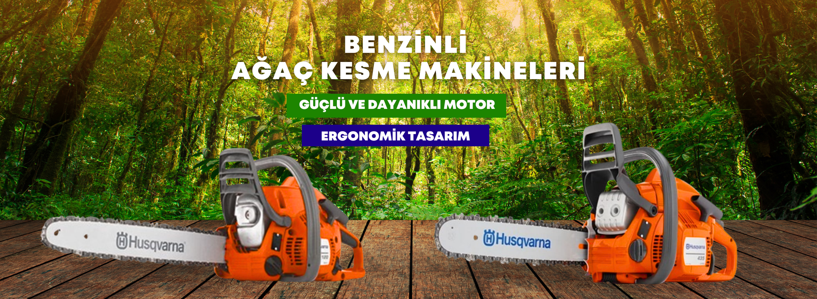 Husqavrna Benzinli Ağaç Kesme Makineleri