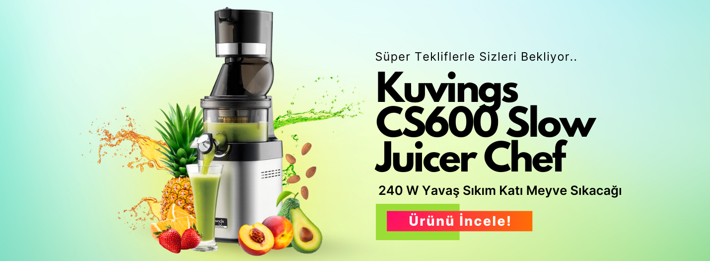 Kuvings CS600 Slow Juicer Chef 240 W Yavaş Sıkım Katı Meyve Sıkacağı