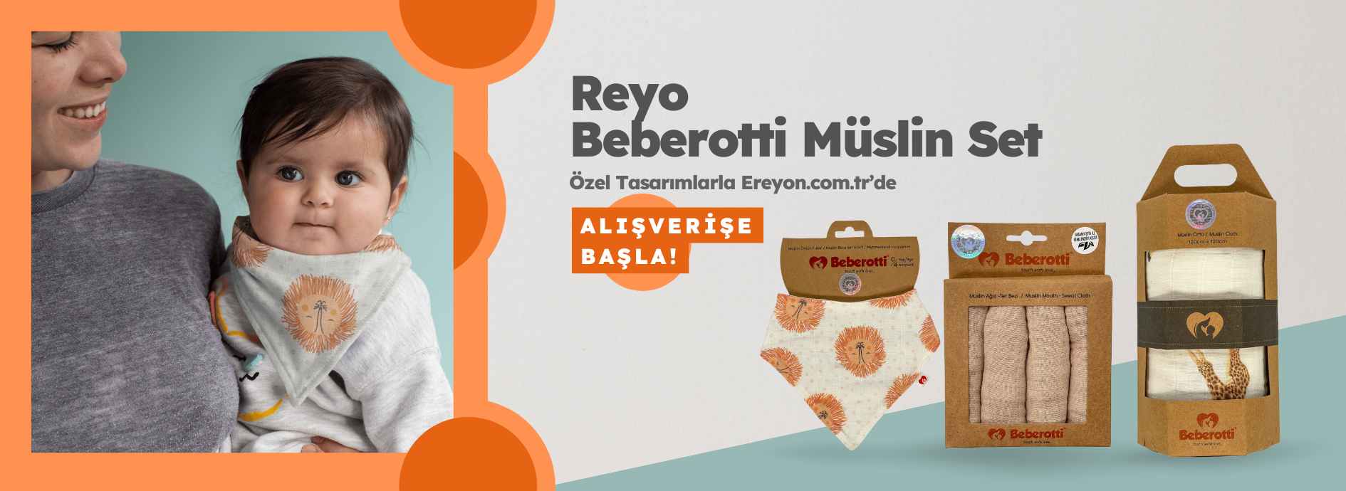Reyo Beberotti Müslin Setler
