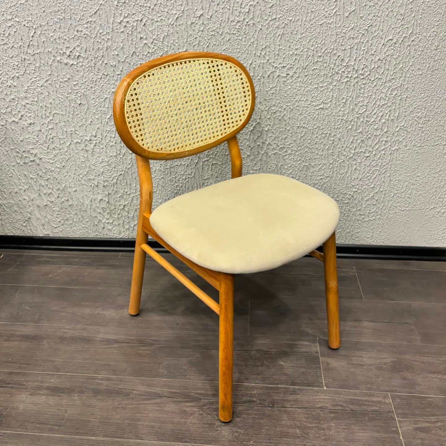 Reyo Simas Hazeranlı Sandalye Ahşap Yemek Sandalyesi Naturel