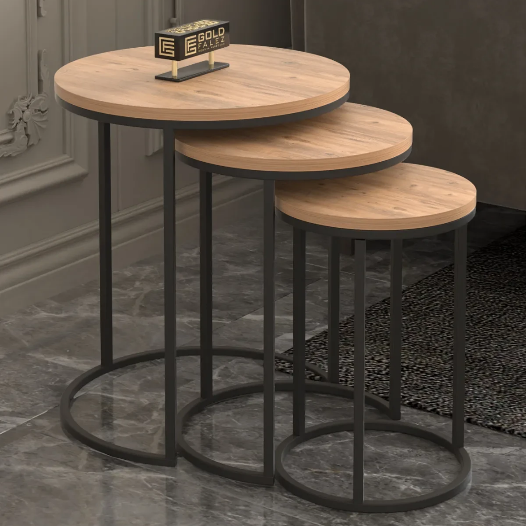 Gold Falez Zigon Sehpa C Lüx Atlantik Çam