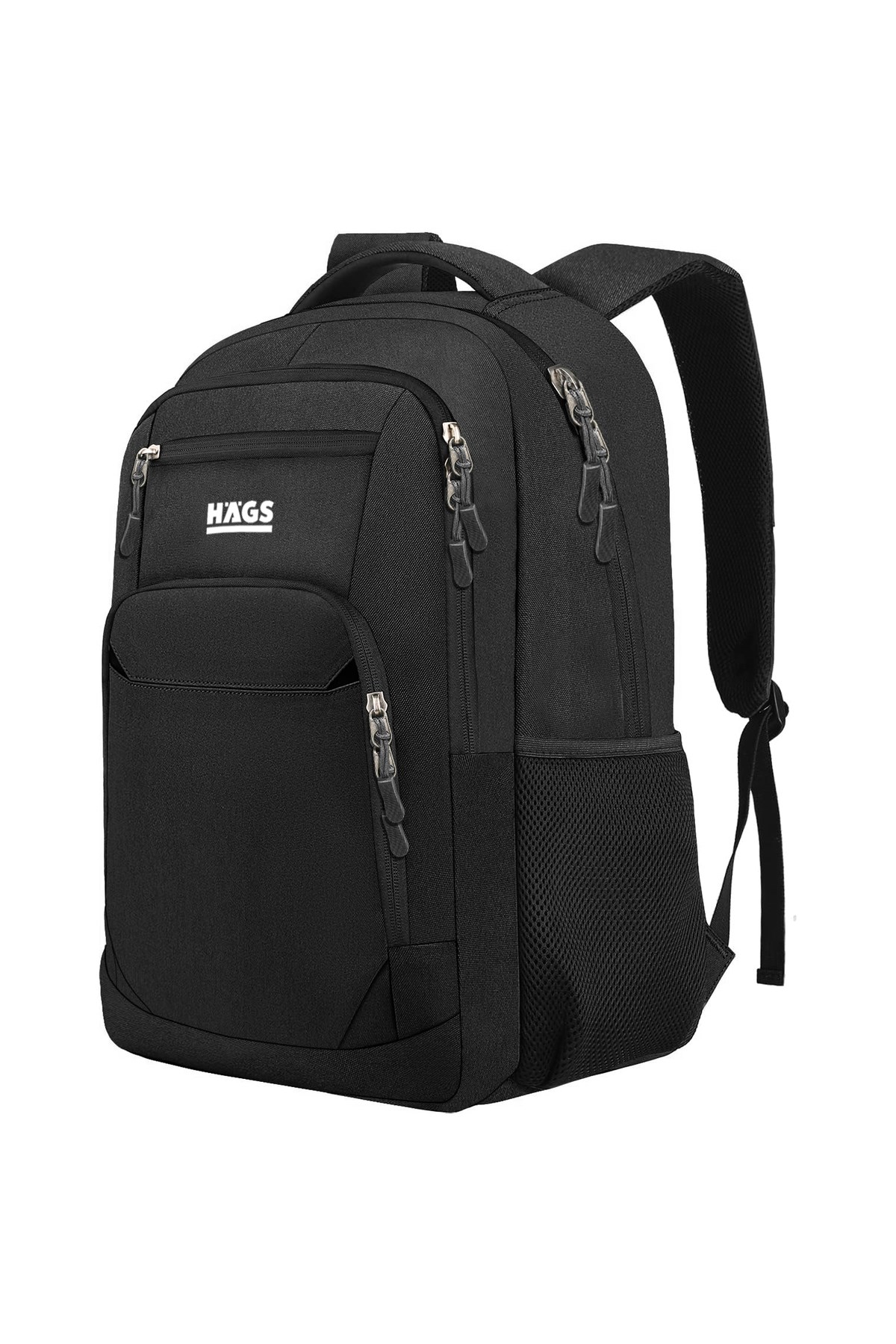 Haegs Laptop Sırt Çantası, Multi Cepli İş Seyahat Çantası, Dizüstü Bilgisayar Sırt Çantası, Suya Dayanıklı, Kolej Bilgisayar Çantası, Kadınlar ve Erkekler İçin Çok Bölmeli Organizer Çanta - Siyah