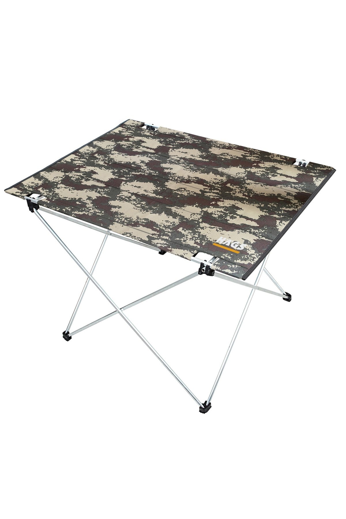 Haegs Ultralight Katlanır Kamp Masası, Piknik, BBQ, Balıkçılık, Avcılık, Plaj, Hiking için Taşınabilir Kompakt Roll Up Outdoor Kamp Masası Large - Kamuflaj