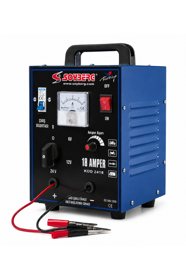 Soyberg S-2418 İki Akülük Şarj Cihazı