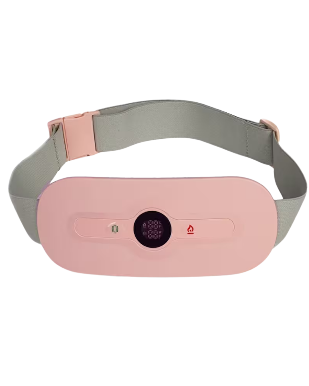 Pure Es Isıtıcılı Akıllı Bel ve Sırt Masaj Kemeri Pembe