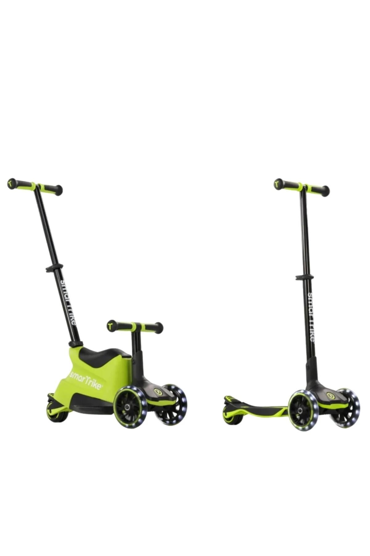 smarTrike Xtend Ride On Sarı Ebeveyn Kontrollü 3 Tekerlekli Çocuk Scooter