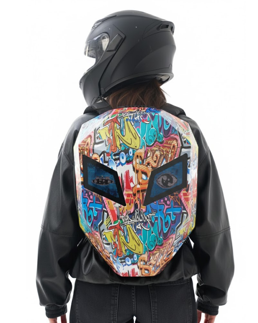 Zampago Ironman Bold Grafitti Led Işıklı Sırt Çantası
