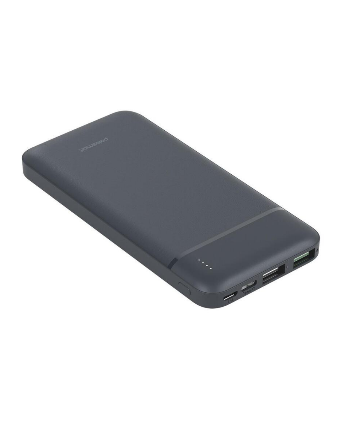 Polosmart PBS131 10000 mAh Type-C Girişli Çift USB Hızlı Şarj Cihazı Powerbank - Antrasit