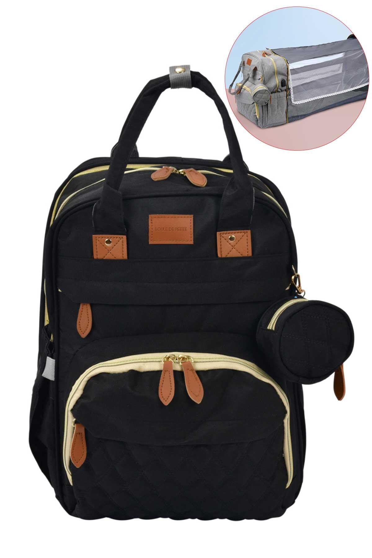 Boule De Petite Siyah Çok Fonksiyonlu Çanta