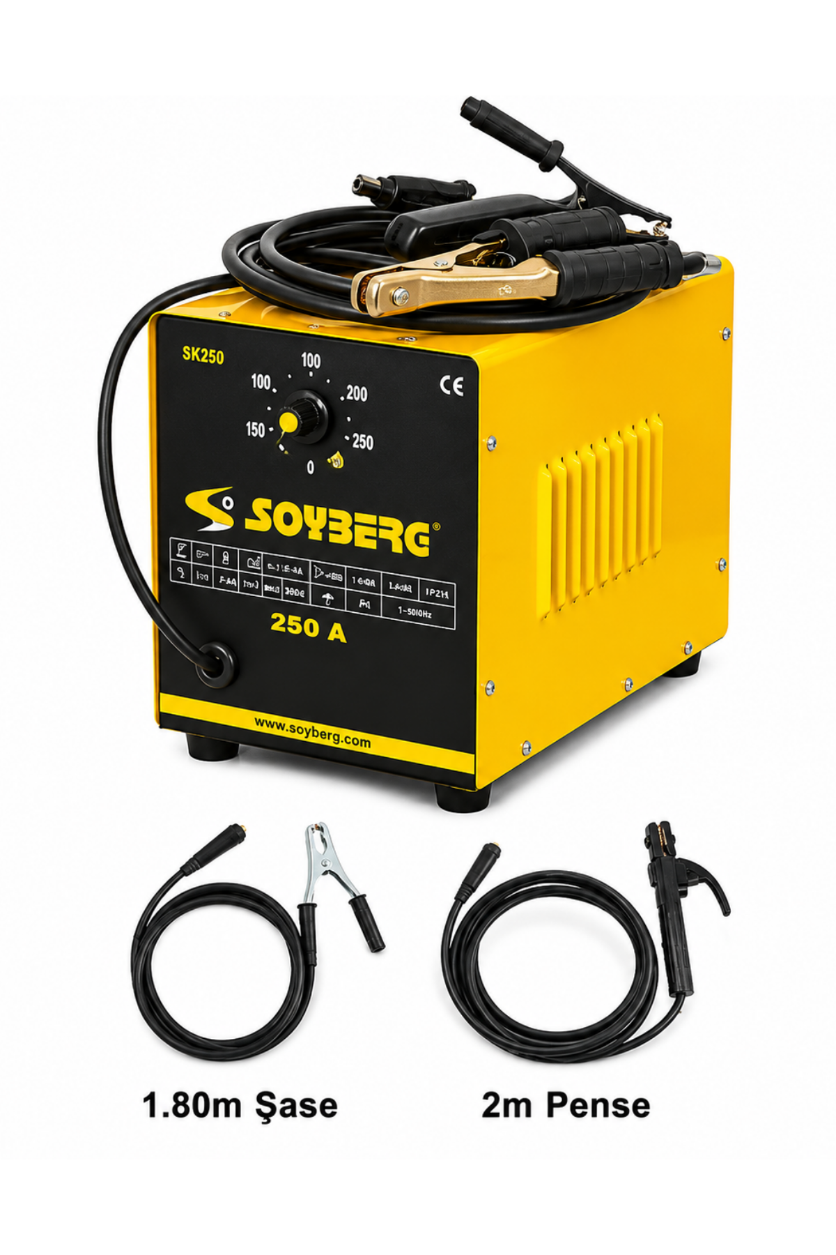 Soyberg 250 A 250 Amper 3000W Çanta Kaynak Makinesi