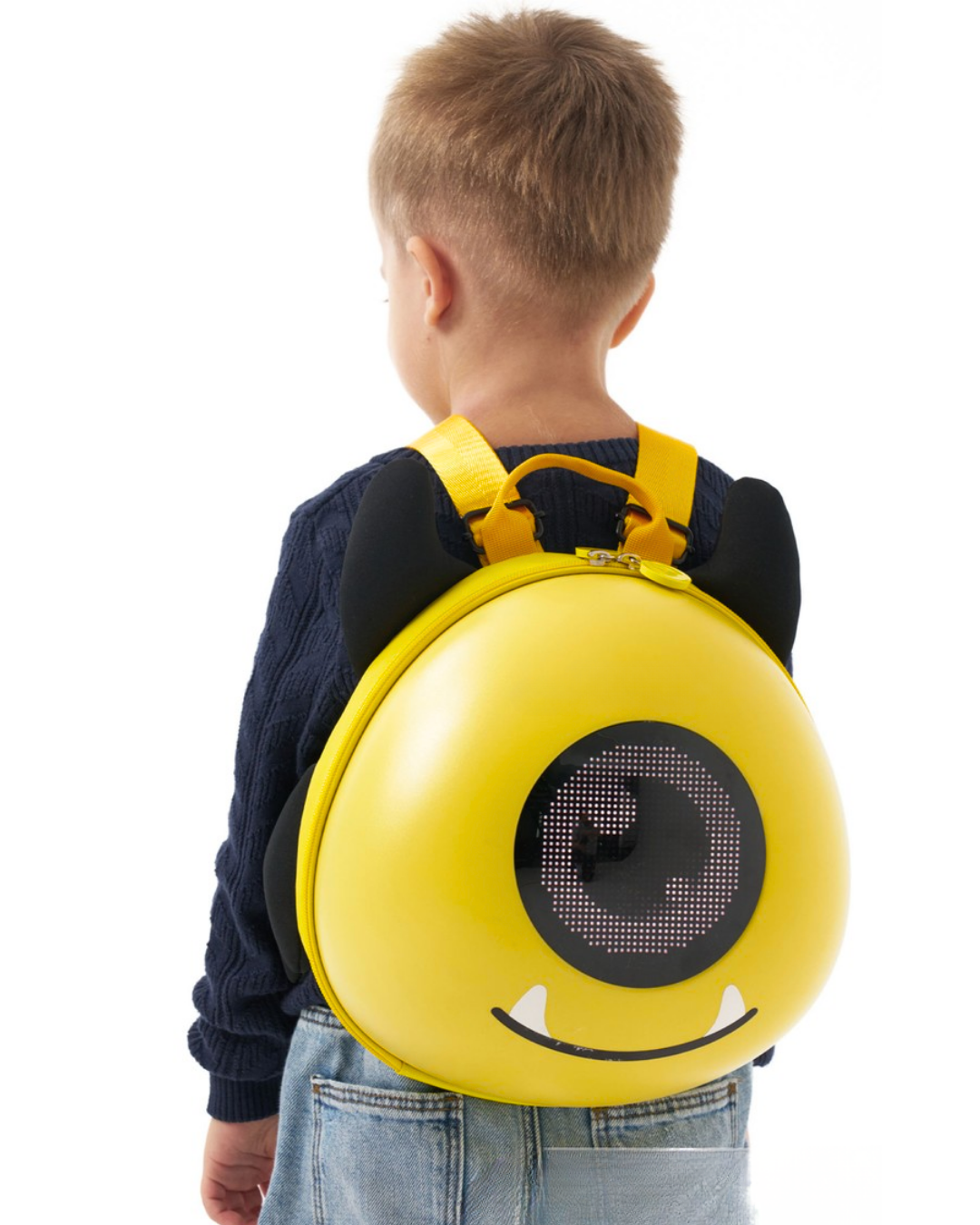 Reyo Melek Göz LED Akıllı Çocuk Çantası Sarı