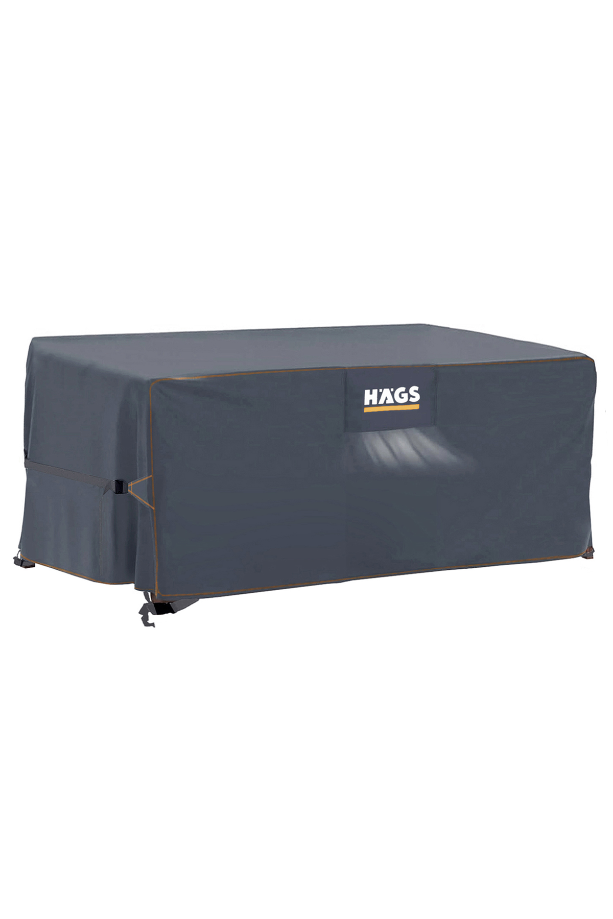 Haegs Bahçe Mobilyası Örtüsü, 240-180-100cm, Ağır Hizmet Oxford Kumaş, Su Geçirmez, Dış Mekan Veranda Masa Örtüsü, Havalandırmalı Masa ve Sandalye Koruma Kılıfı Gri