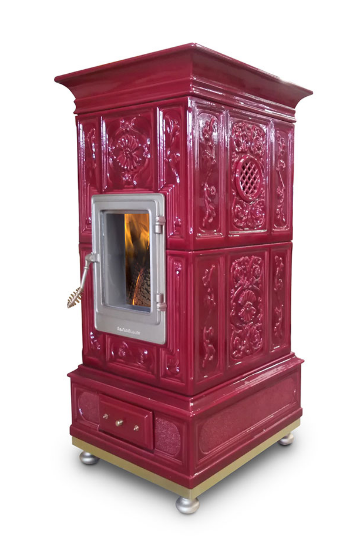 La Castellamonte Vienna Seramik Odun Sobası 144 cm