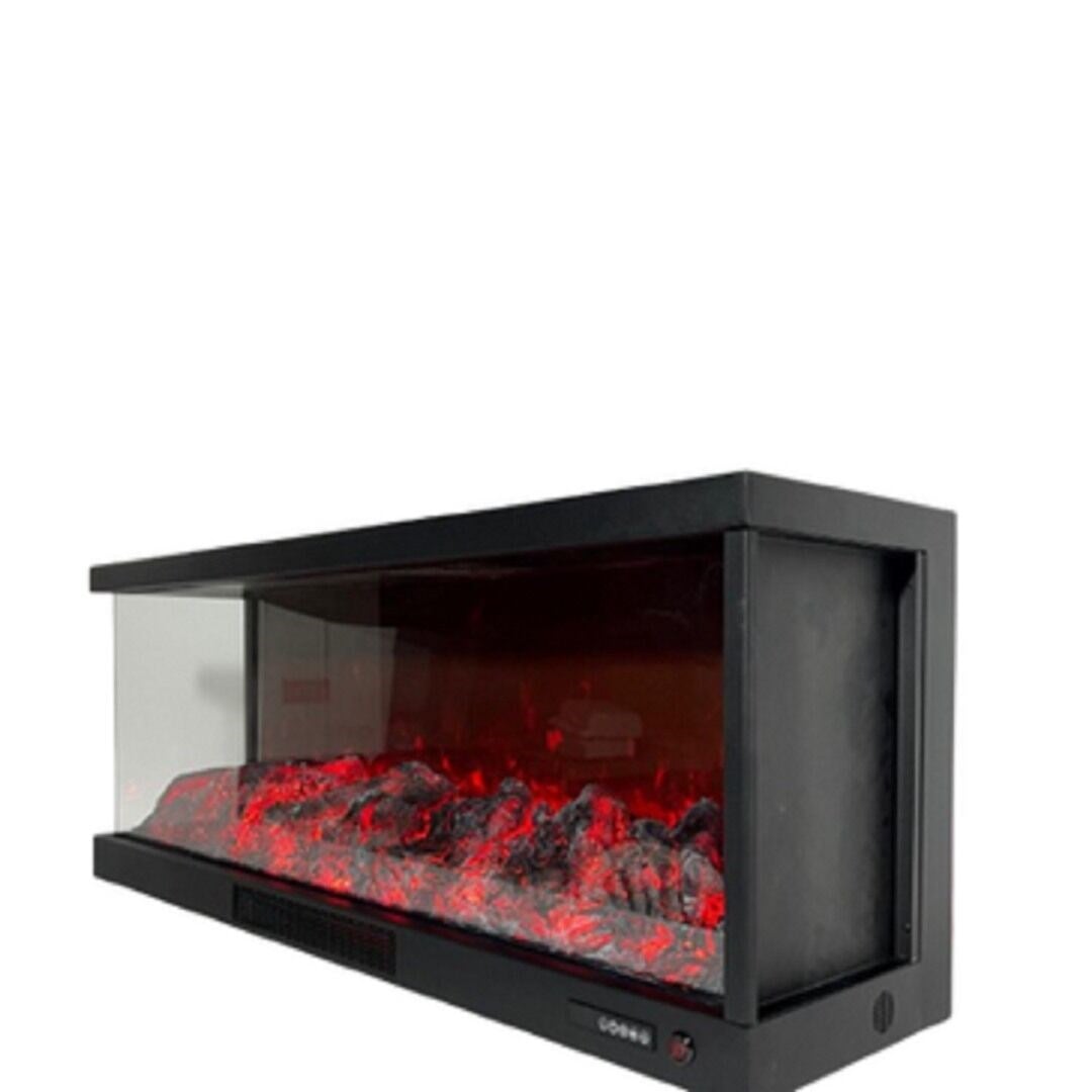 Alaz Efekt AE120.SOL.A Elektrikli Şömine Sol Açık Wifi Bluetoothlu Prizmatik 120 Lik