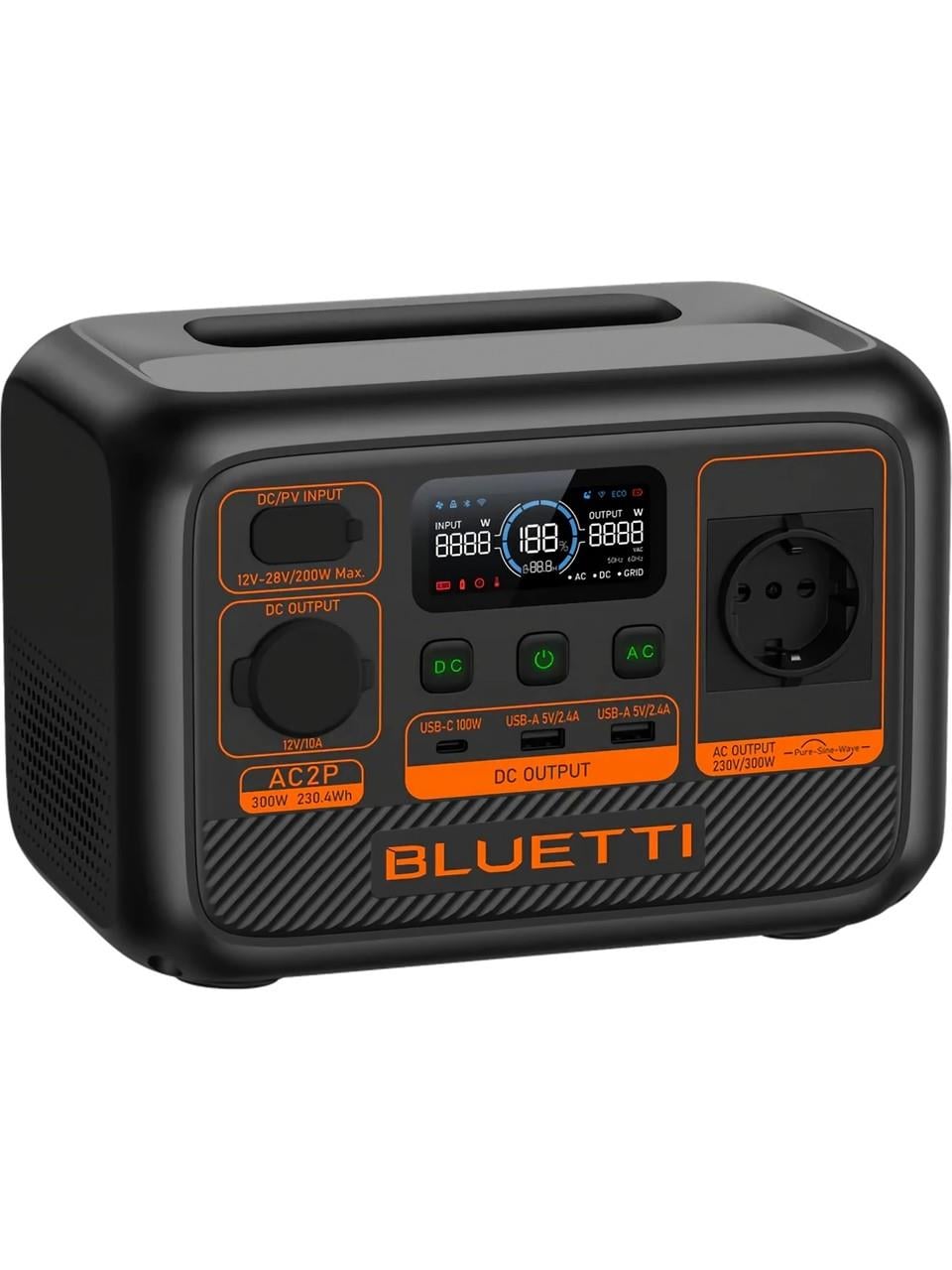 Bluetti AC2P 230.4Wh Kapasiteli Taşınabilir Güç Kaynağı