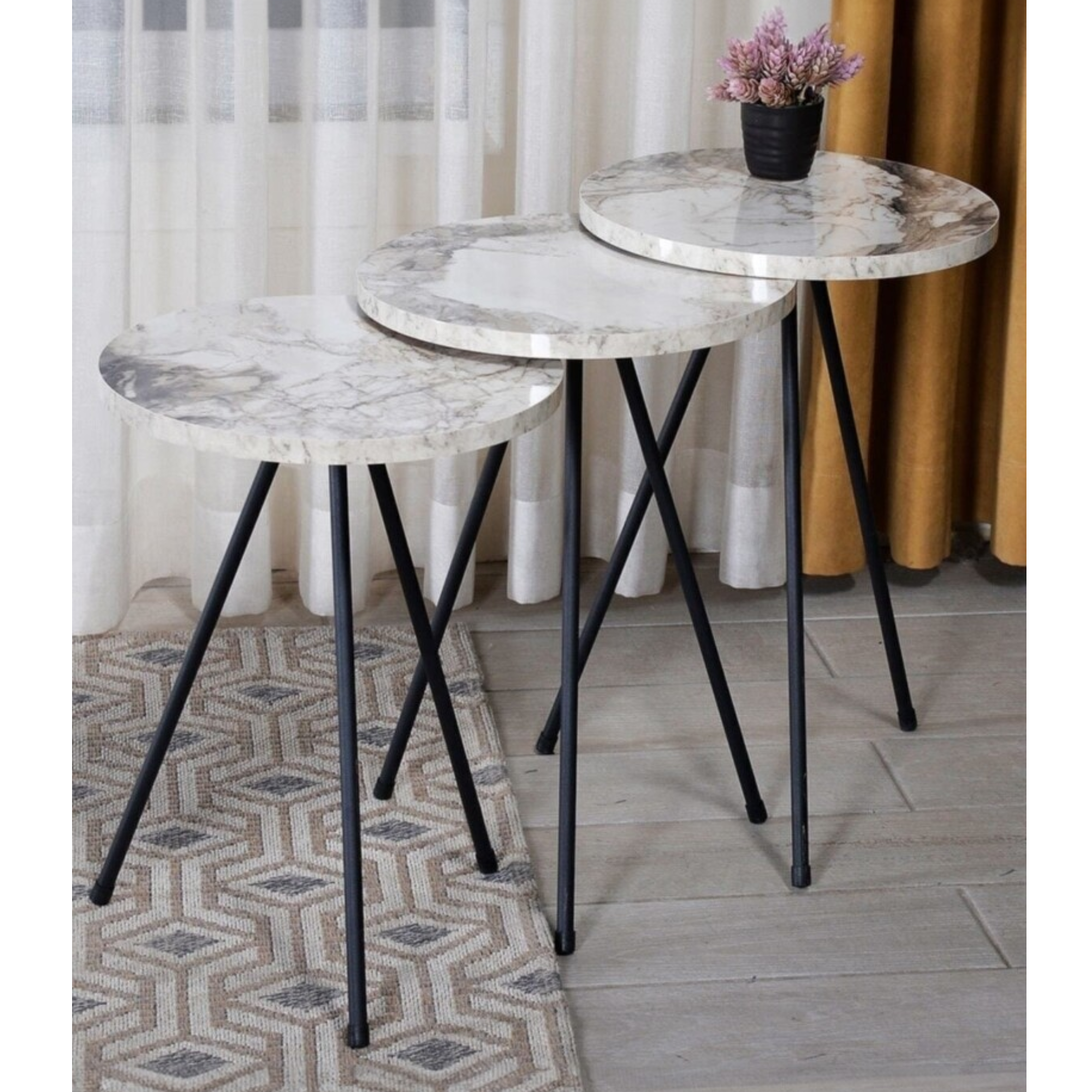 Reyo Metal Zigon Sehpa Efes