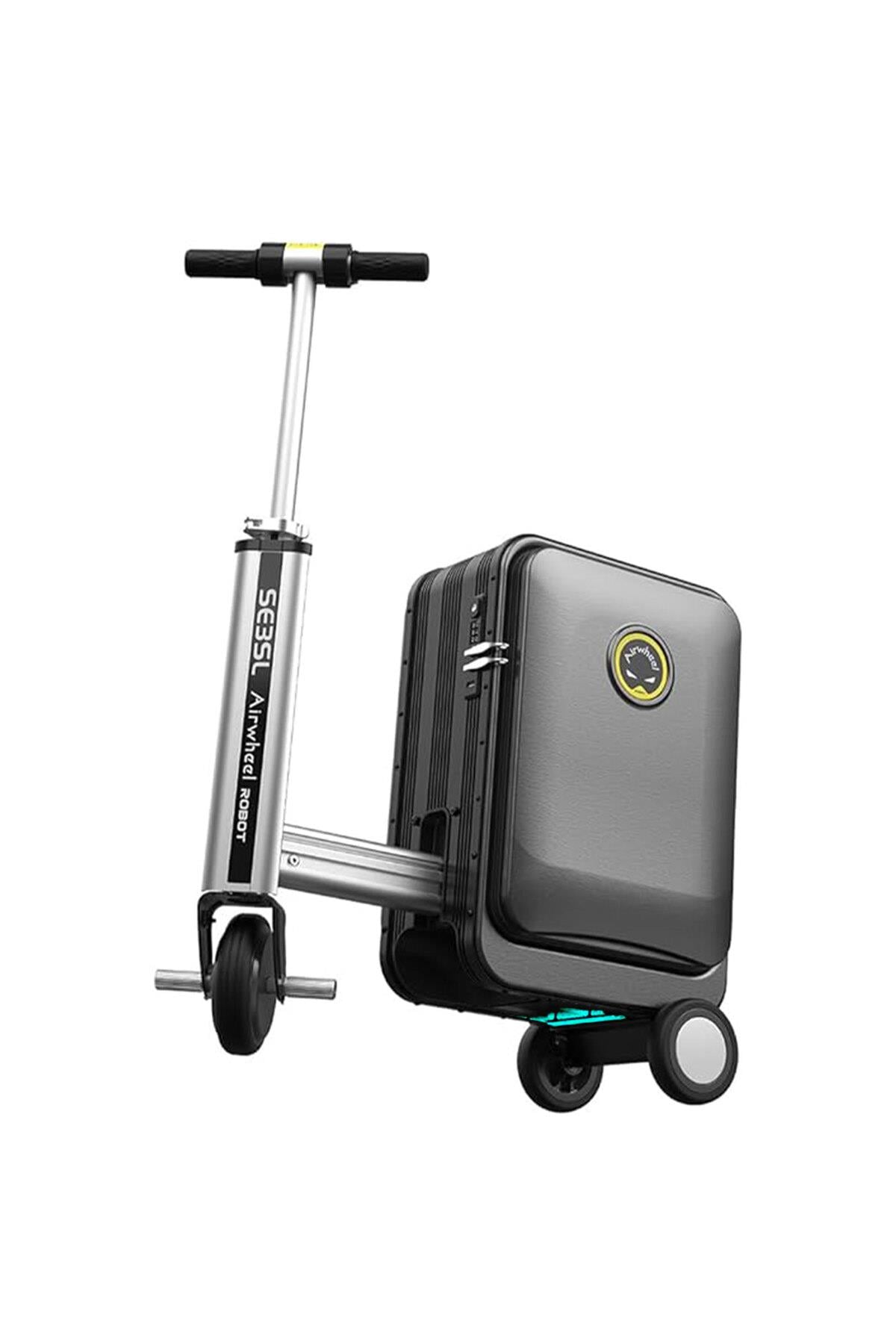 Airwheel SE3SL Elektrikli Binilebilir Scooter Valiz Siyah