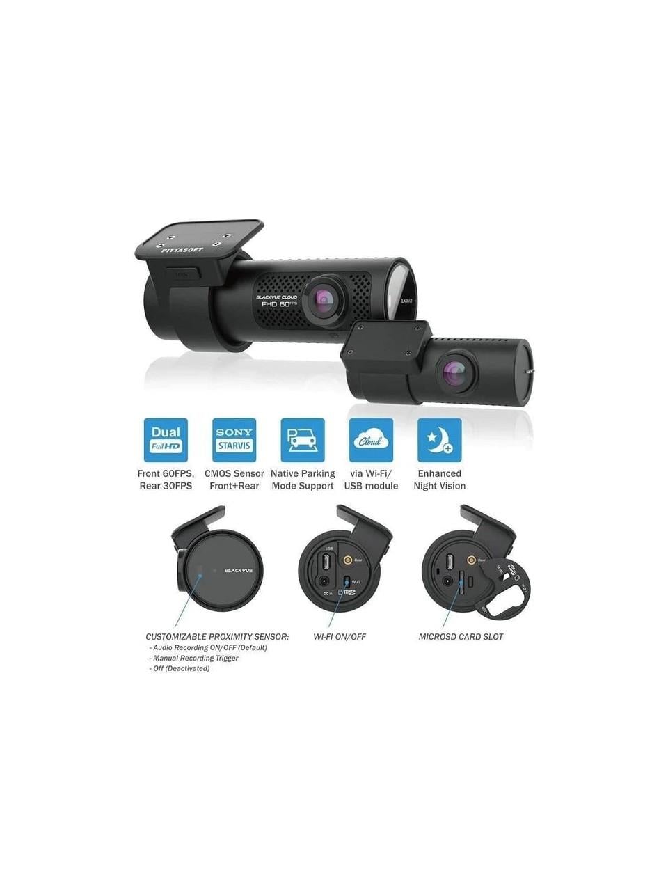 Blackvue DR750X-2CH Plus 60 Fps Wi-Fi Modemsiz Fullhd Araç Kamerası