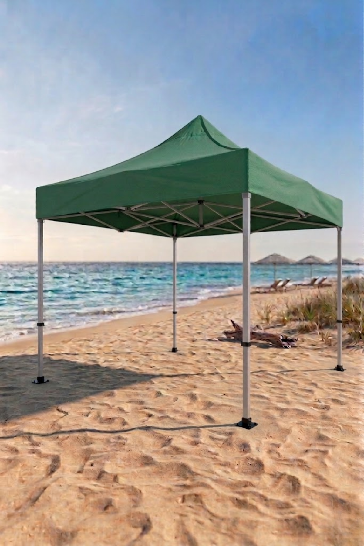 Reyo 3×3 Bagaj Boy Premium Yeşil Katlanır Çardak (115cm) 