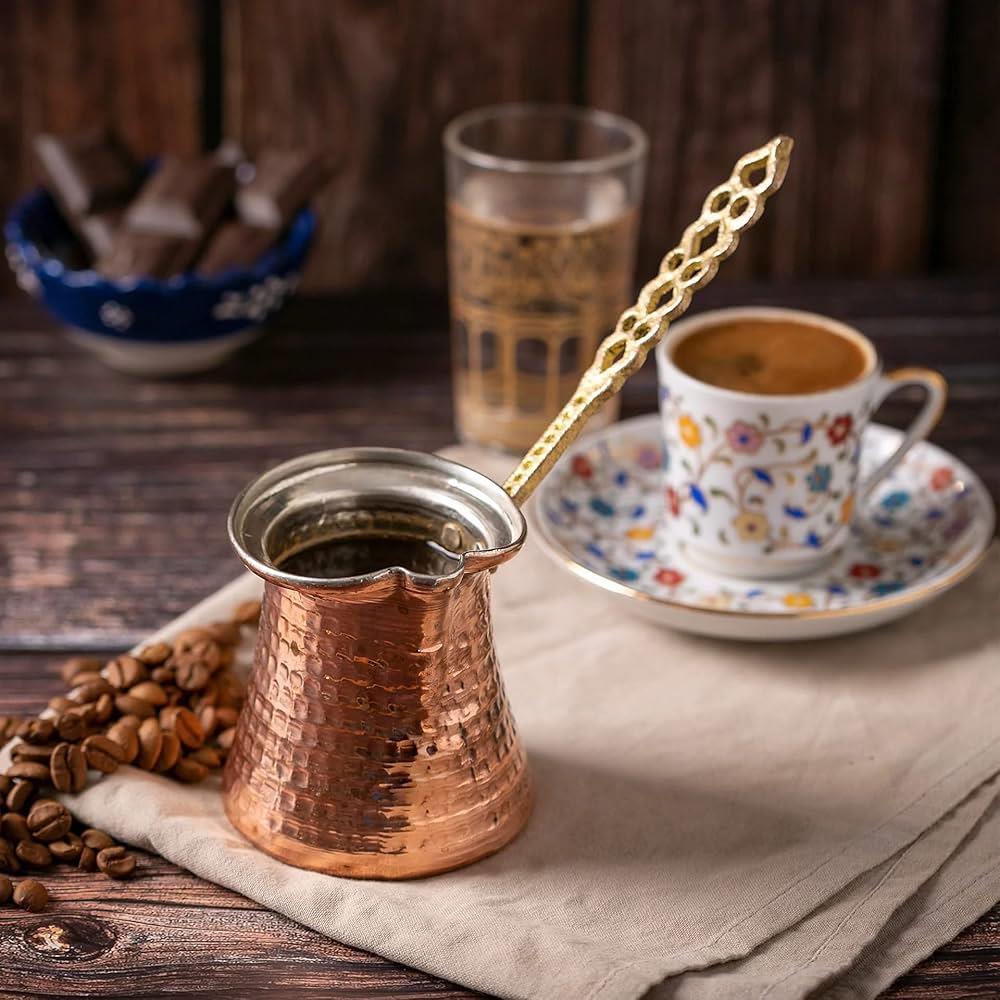 Reyo El Yapımı Bakır Cezve 3 Fincanlık 1. Kalite