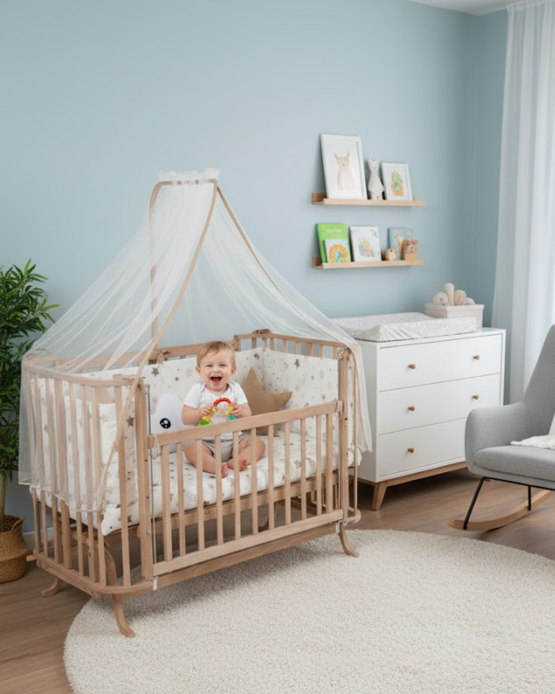 Reyo DM-01 Doğal Mabela Anne Yanı Beşik 