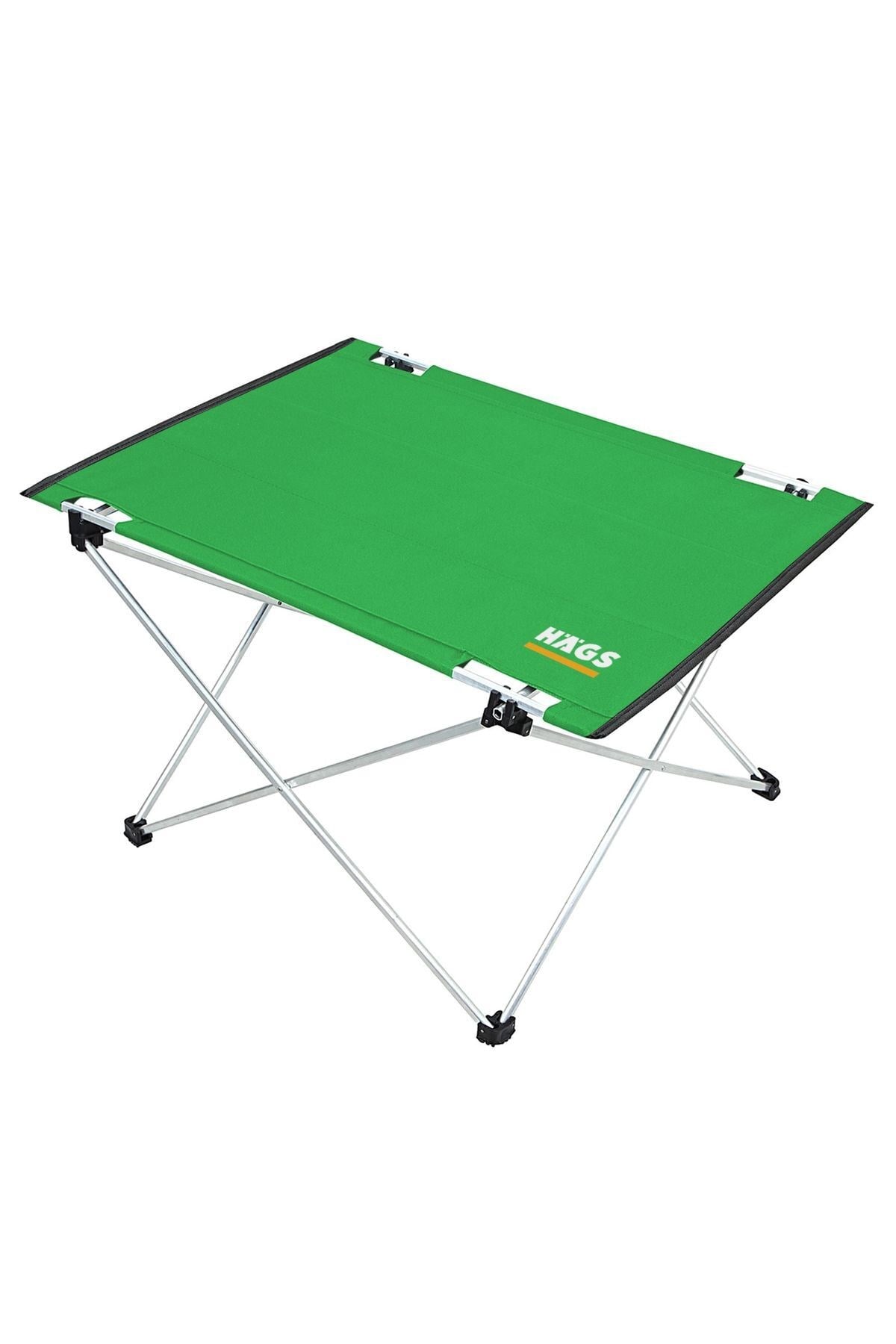 Haegs Ultralight Katlanır Kamp Masası, Piknik, BBQ, Balıkçılık, Avcılık, Plaj, Hiking için Taşınabilir Kompakt Roll Up Outdoor Kamp Masası Medium - Yeşil