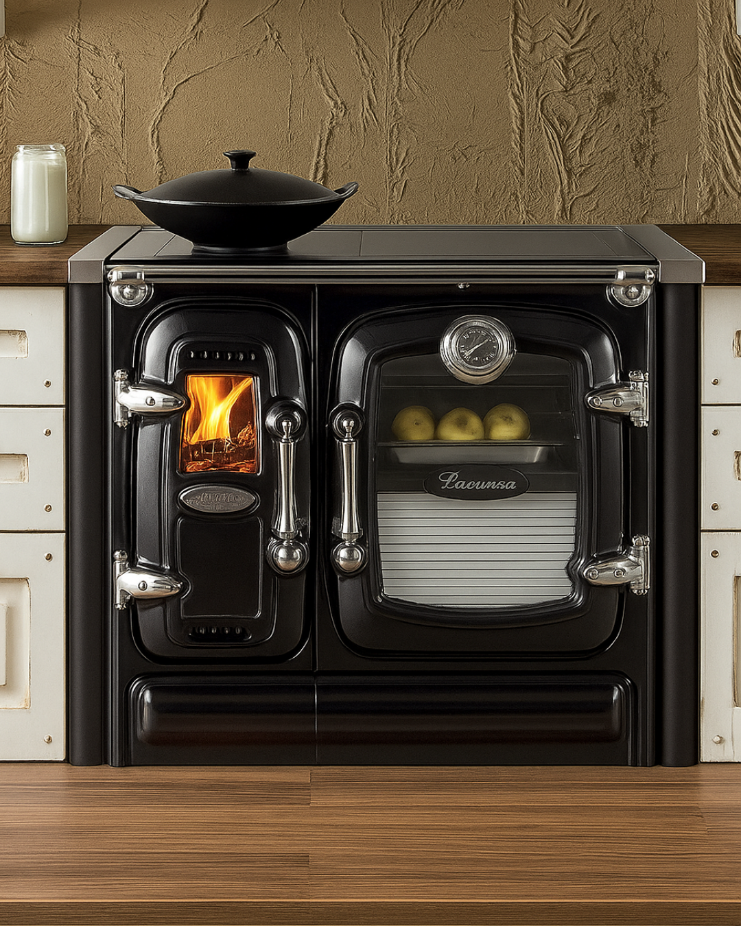 Lacunza Classica 7T 8-14 kW Kuzine Odun Sobası
