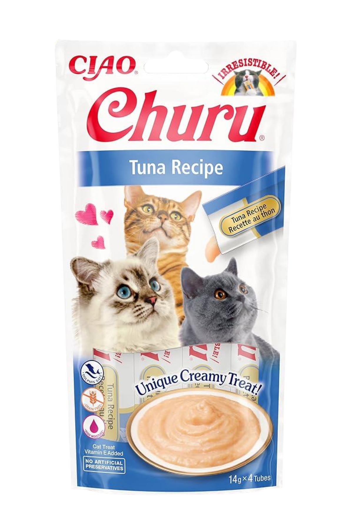 Inaba Ciao Churu Cream Ton Balıklı 4x14 gr Kedi Ödül Kreması
