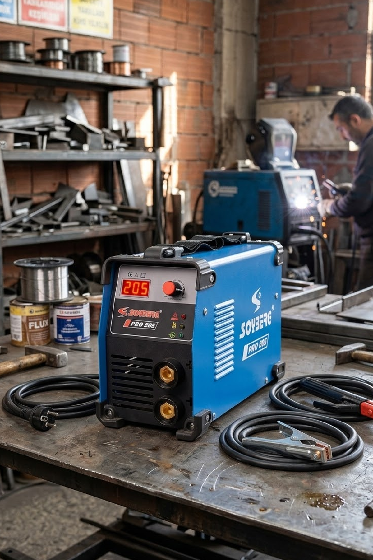 Soyberg 205 Pro İnverter Profosyonel Kaynak Makinası