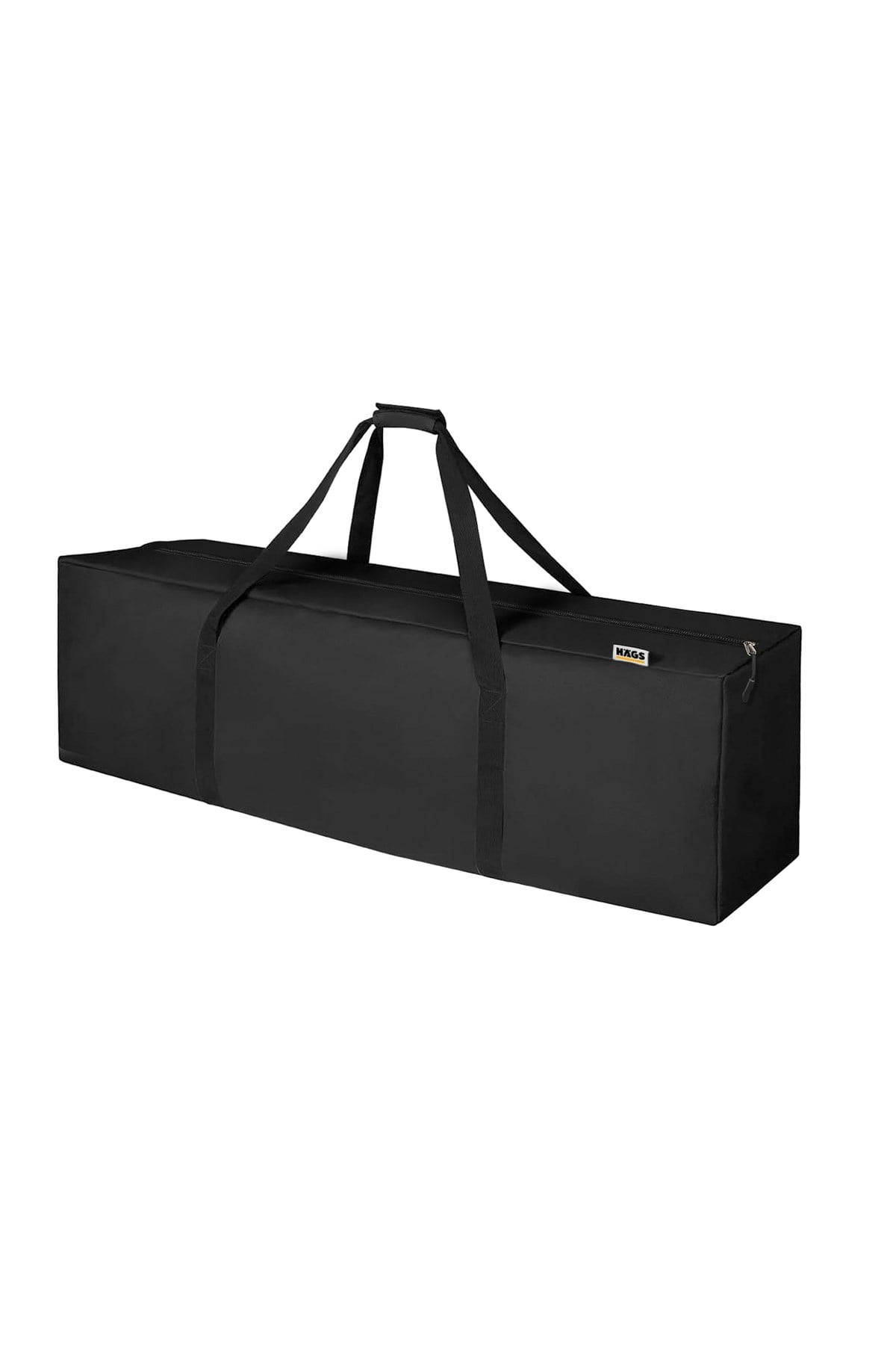 Haegs Taşıma Çantası, Fermuarlı Dayanıklı Seyahat Spor, Kamp Malzemeleri Saklama Çantası, Hurç, Valiz, 95L (105 x 25 x 36 cm) - Siyah
