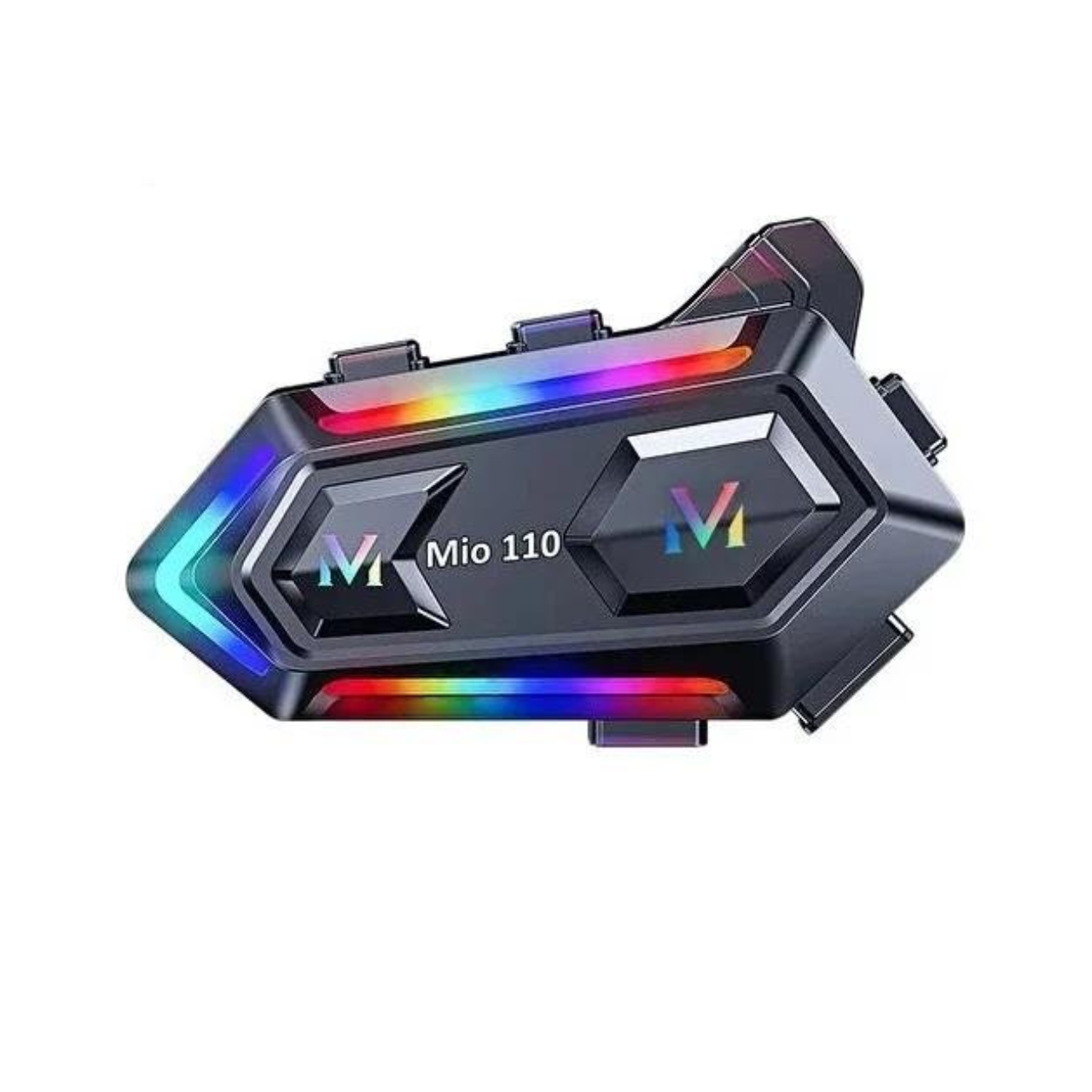 Mioji Mio 110 RGB 1000mAh IPX6 Kask Intercom Motosiklet Bluetooth Kulaklık