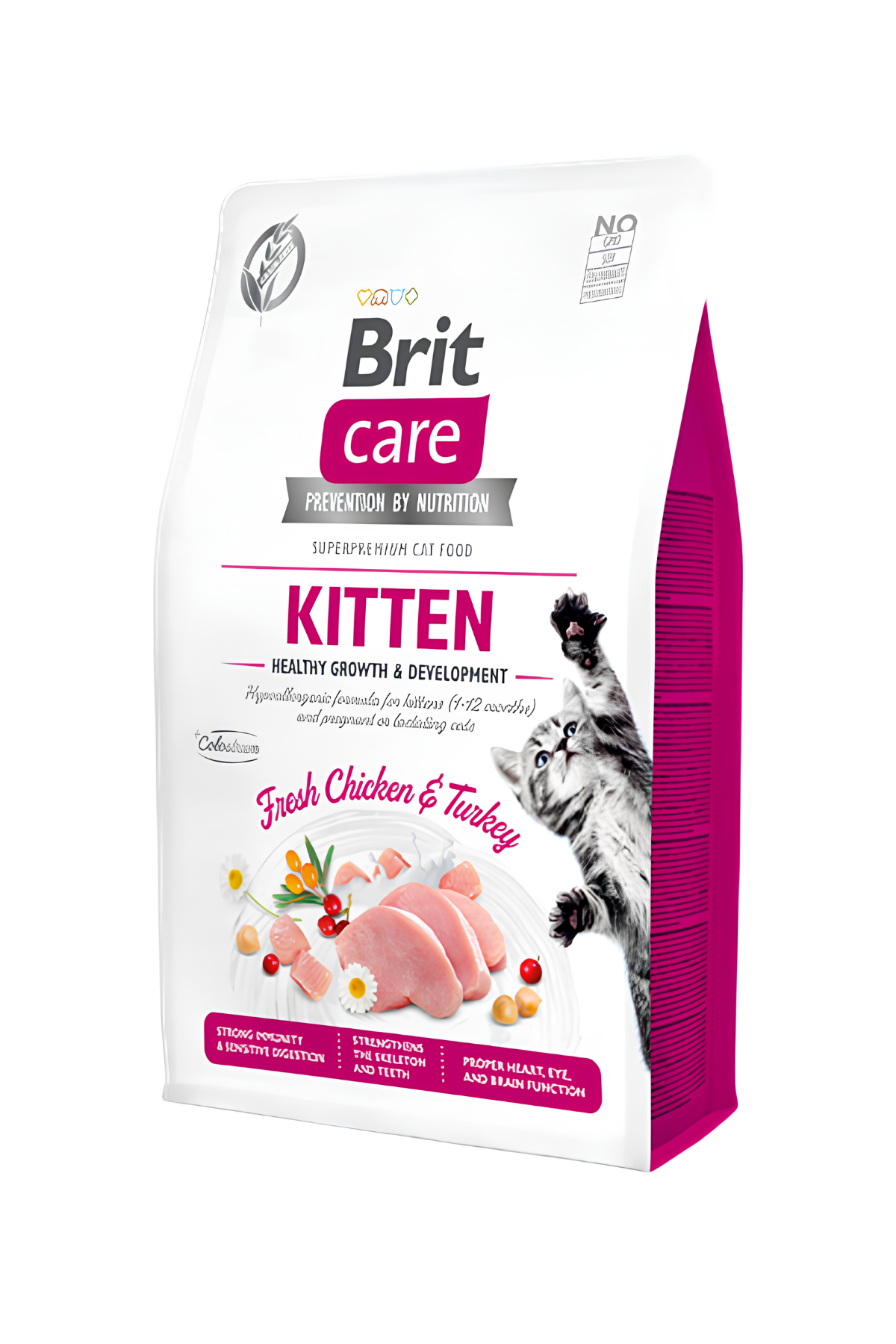 Brit Care Kitten Bağışıklık Güçlendiren Tavuklu Yavru Kedi Maması 2kg