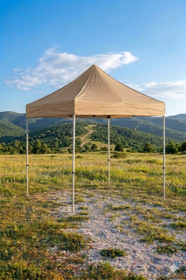 Reyo 3x2 Çok Pratik Katlanır Akordiyon Çardak Krem