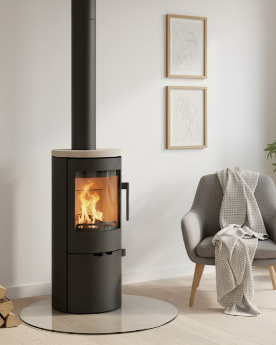 Lacunza Maya + Stone 5-7 kW Odun Sobası