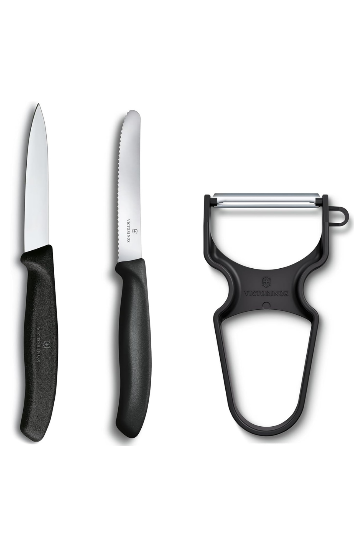 Victorinox Soyma Bıçağı Seti 3 Parça Siyah VT 6.7113.35