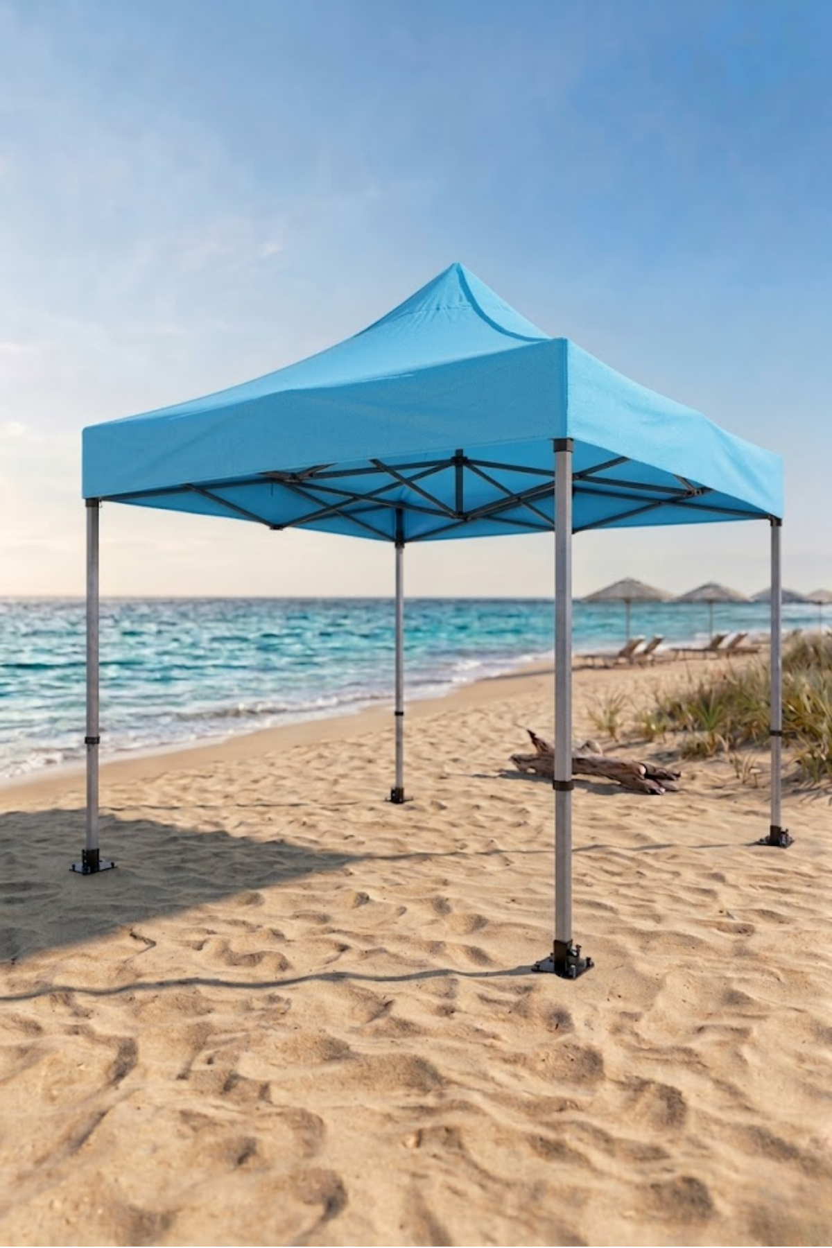 Reyo 3×3 Bagaj Boy Premium Mavi Katlanır Çardak (115cm) 