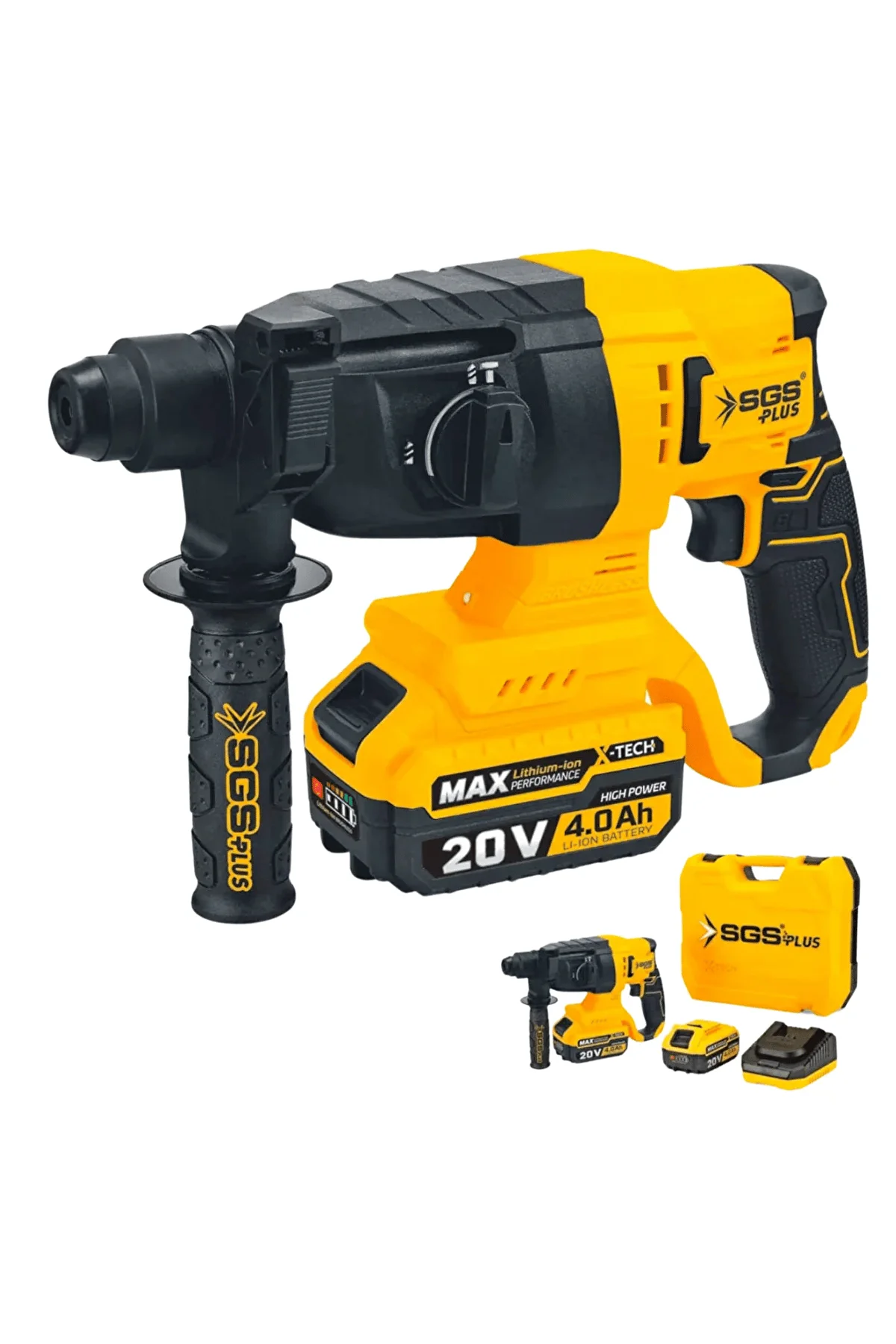 Sgs5520 Akülü Darbeli Kırıcı Delici Seti 20 Volt - 4 Amper