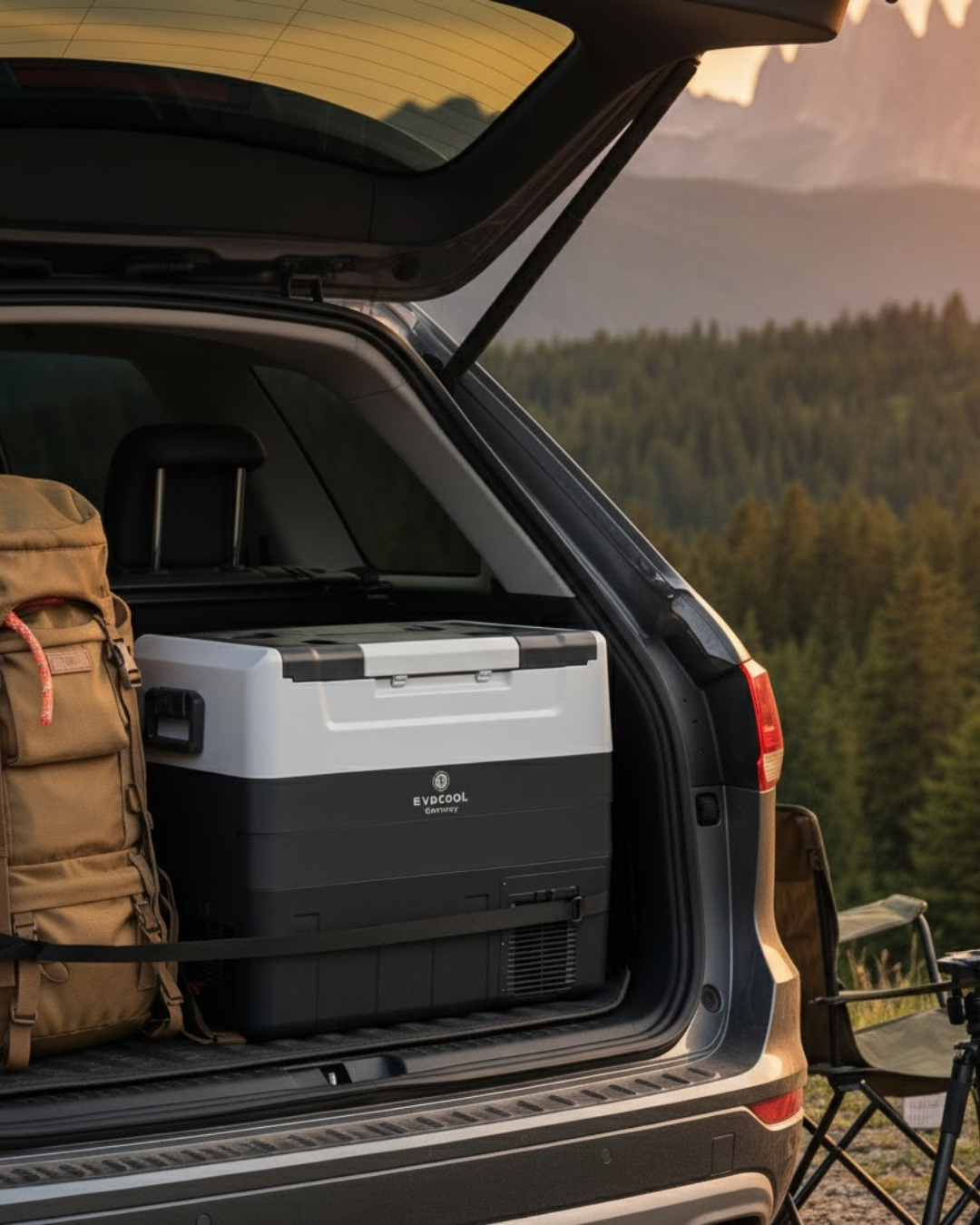 Evacool EVA55A  12/24V 55 Litre Kompresörlü Oto Buzdolabı