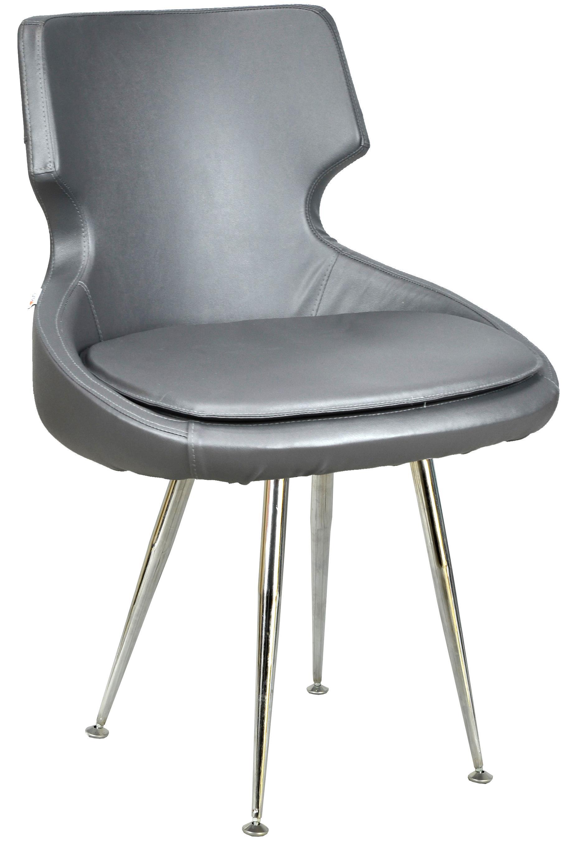 Bürocci Zaga Metal Ayaklı  Misafir Koltuğu-Gri-2023P0125