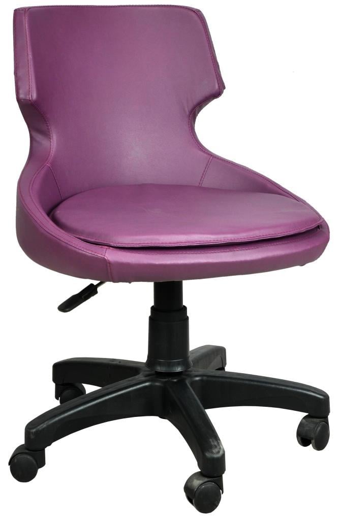 Bürocci Zaga Plastik Ayaklı Çalışma Koltuğu-Mor-2023B0124
