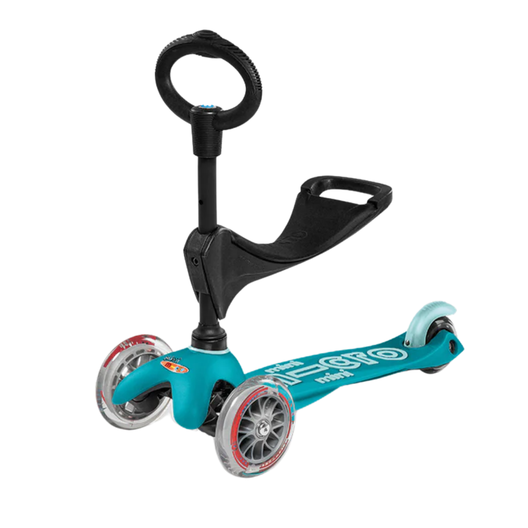 Micro Mini Micro 3in1 Deluxe 3 Tekerlekli Scooter Aqua