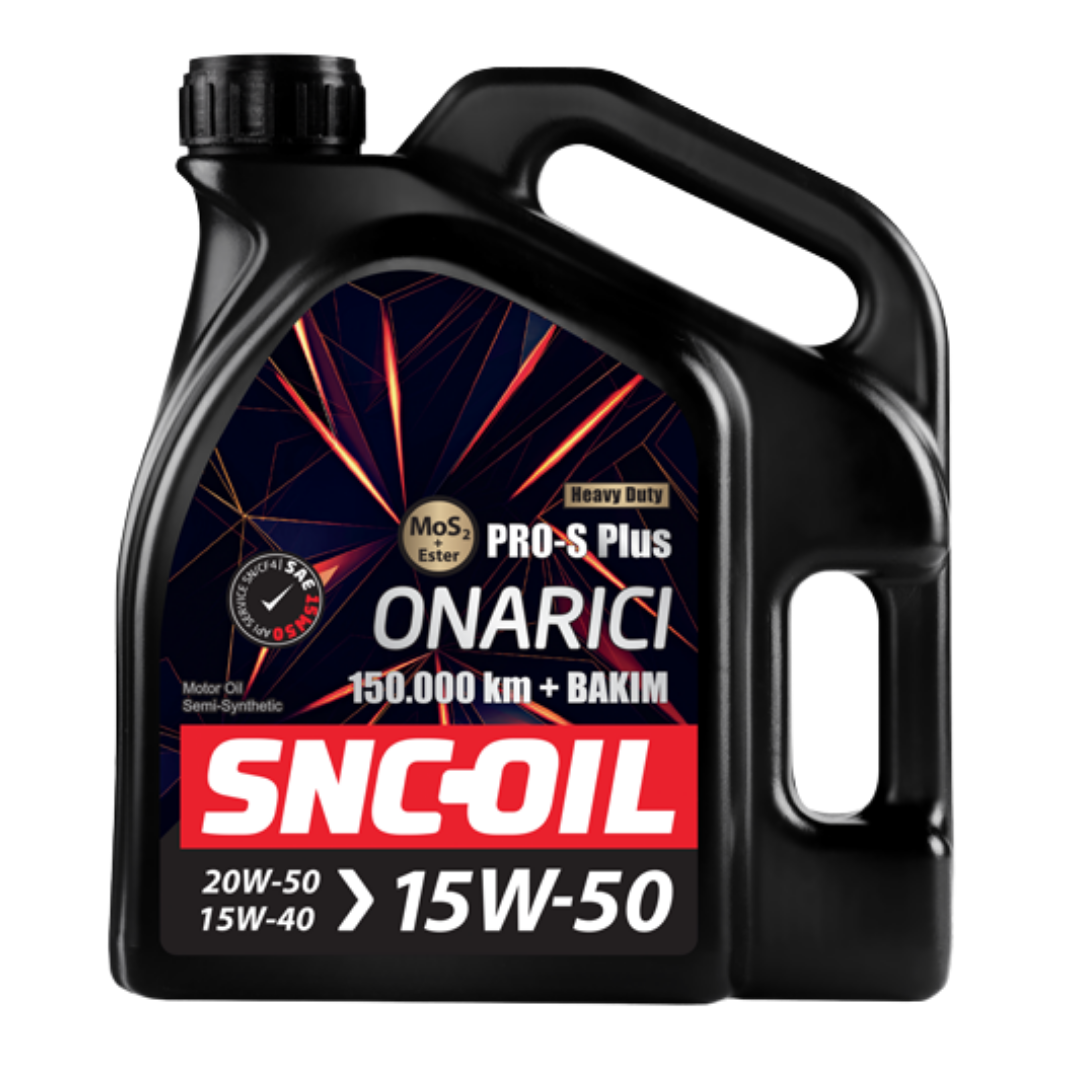 Snc Oil 150.000 Km+ Pro S Plus Onarıcı Heavy Duty 15W-50 Motor Yağı 4 Litre