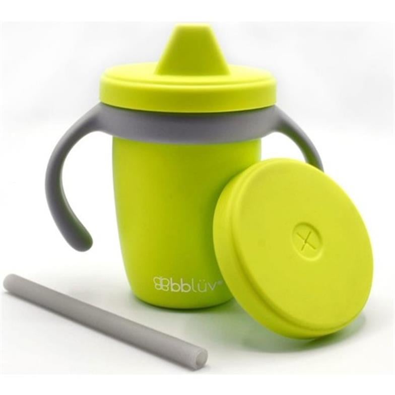 bblüv Küp Dönüştürülebilir Silikon Damlatmaz Bardak Yeşil