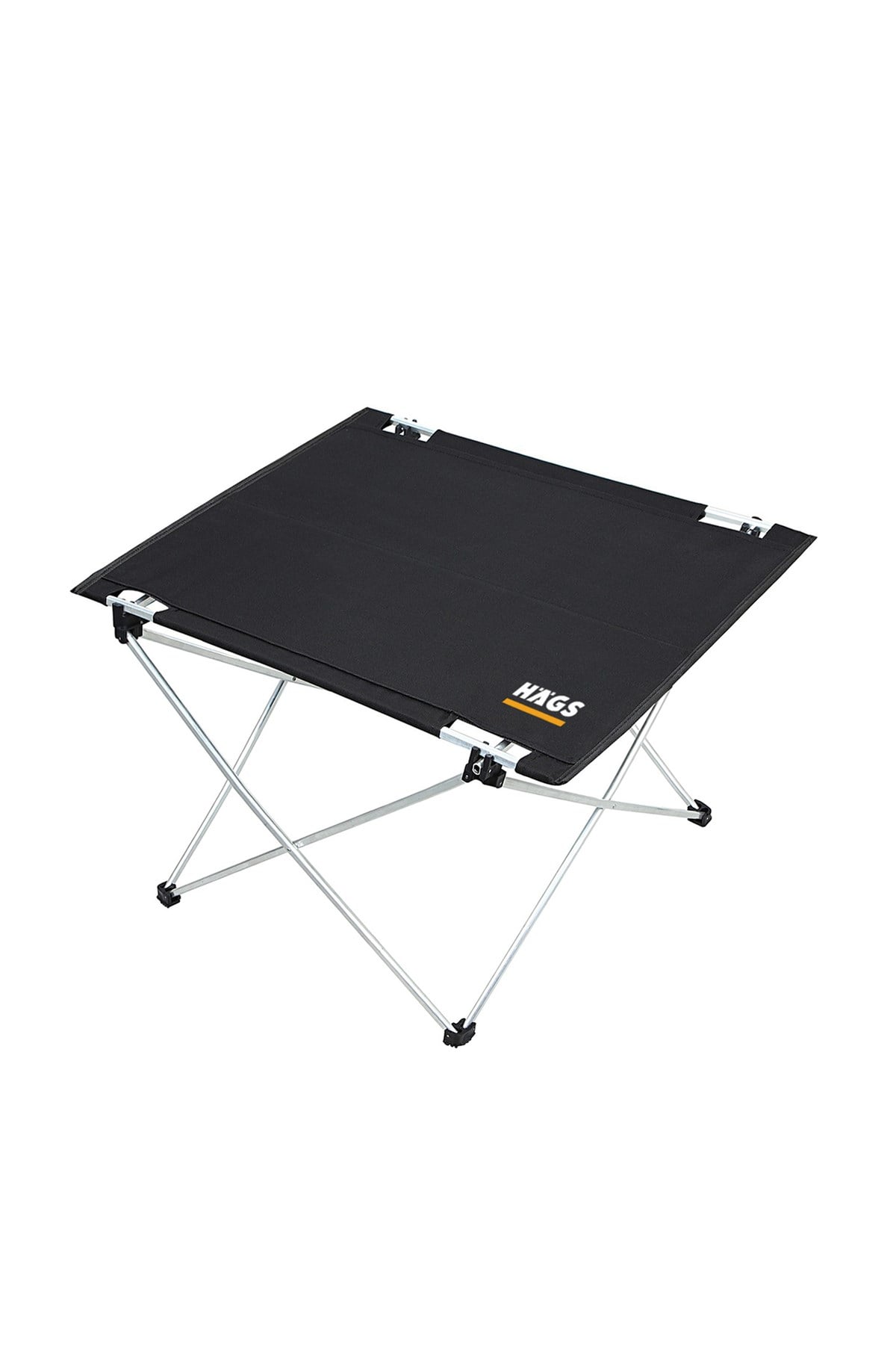 Haegs Ultralight Katlanır Kamp Masası, Piknik, BBQ, Balıkçılık, Avcılık, Plaj, Hiking için Taşınabilir Kompakt Roll Up Outdoor Kamp Masası Small - Siyah