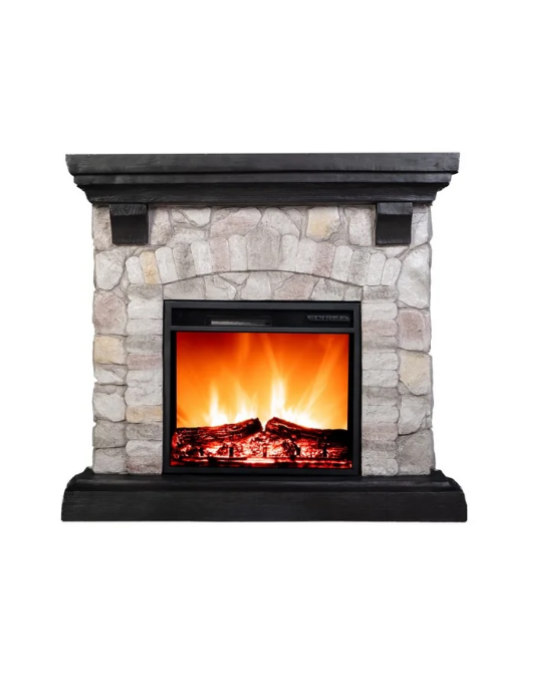 Dlc Dublin Poliston 1800W Elektrikli Şömine Fanlı Isıtıcı