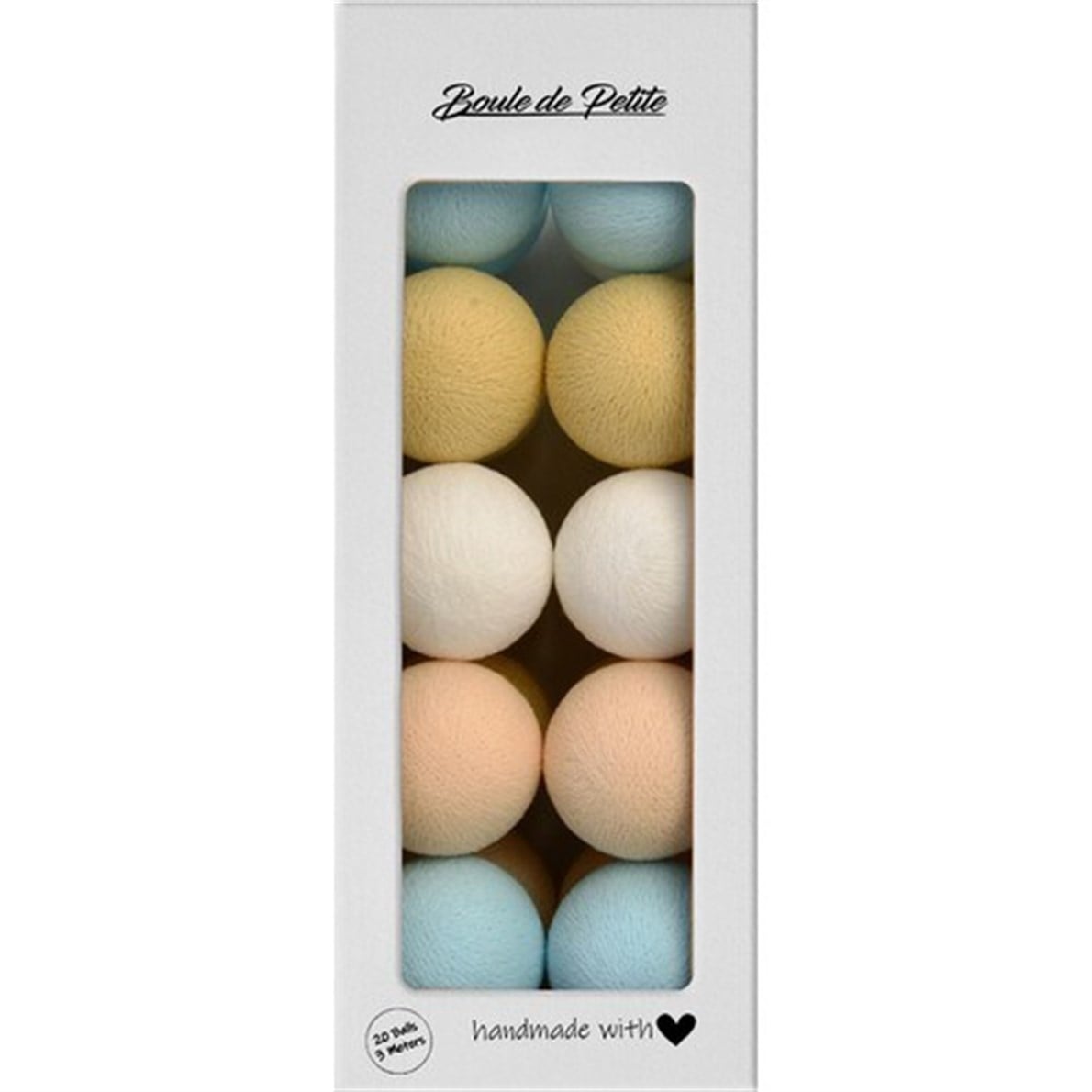 Boule De Petite Creamy Işıklı Top Aydınlatma